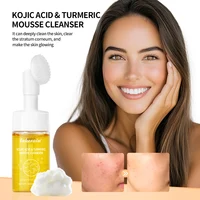 Kojic Acid Turmeric Mousse Cleanser Deep Cleans Pores Reduce Acne Hydrating and Moisturizing Reduce Clogging Doesn't Tighten 2