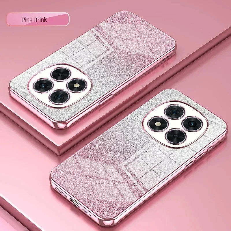 Stylish Glitter Slim Protective Back Cover - Soft TPU Case