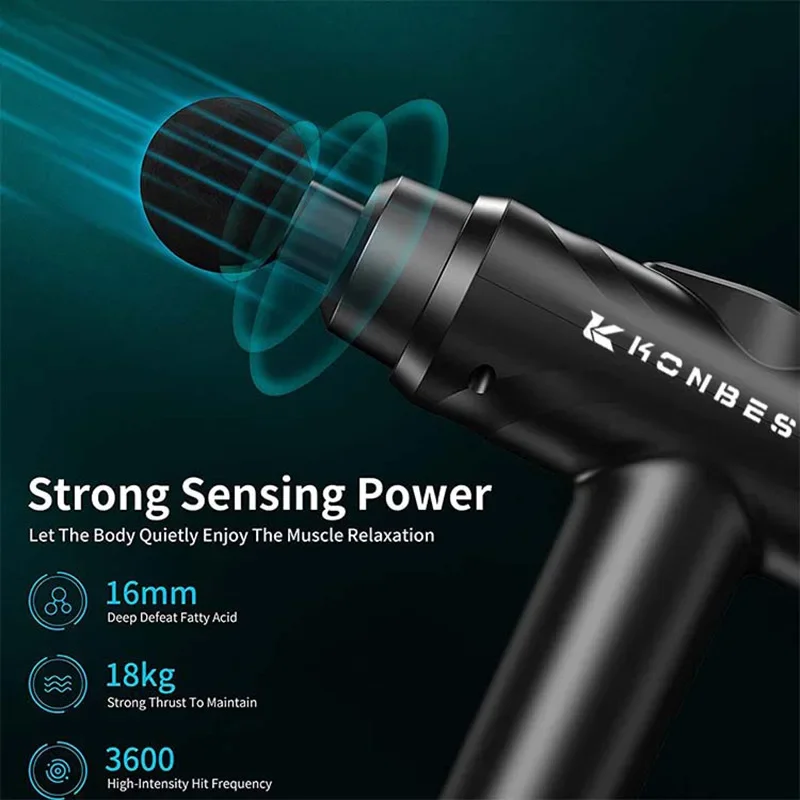 Intelligent electric massager, deep muscle relaxation massager, cervical massage fascia gun