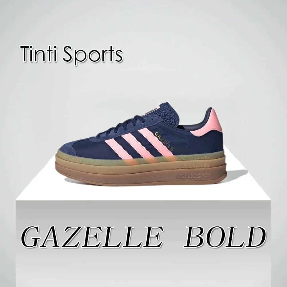 Adidas Gazelle Bold Sports Board Shoes Men's and Women's Shamrock Casual