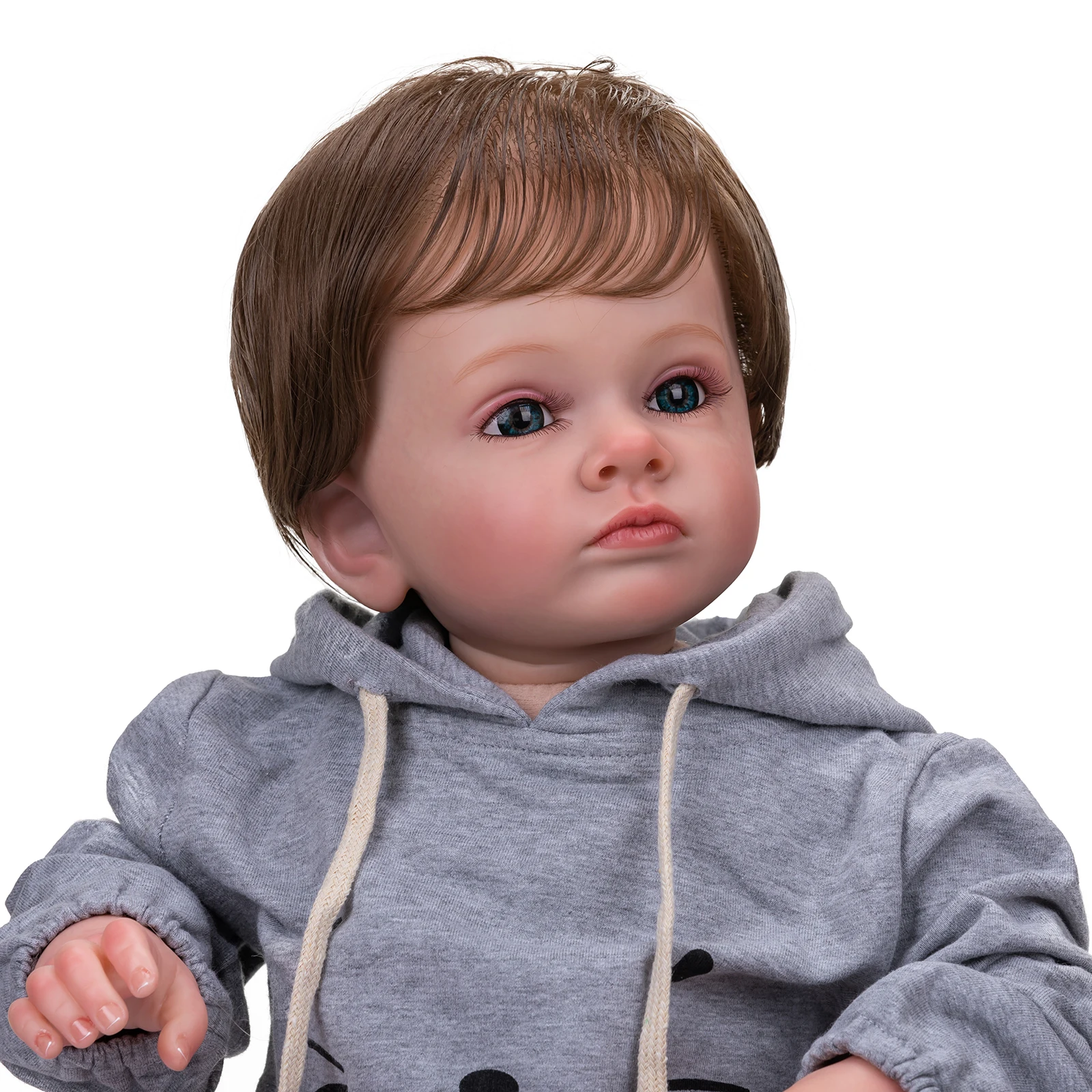 60CM Bebe Reborn Toddler Girl Doll Tutti Finished Doll Hand Paint Bebe Doll  3D skin multiple Layers Painting Visible Veins - AliExpress