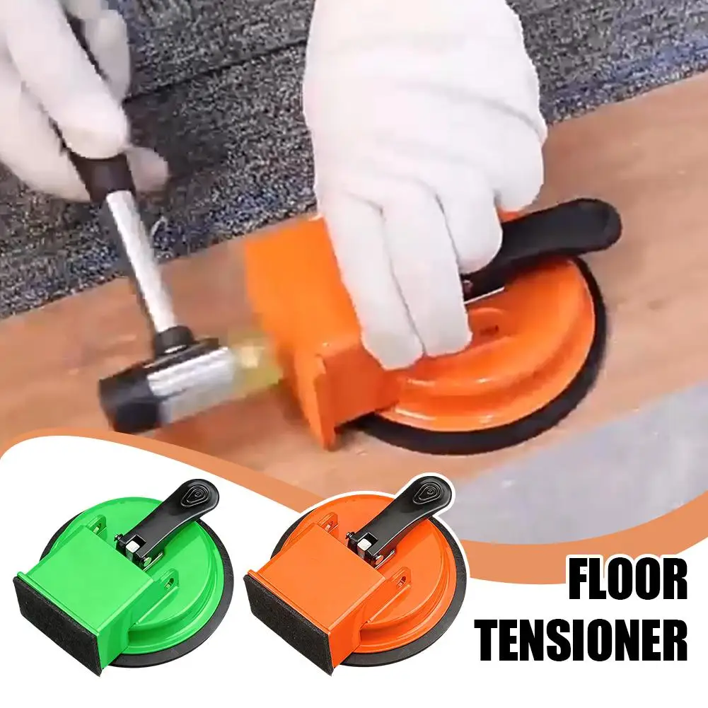 Professional Flooring Installation Tool with Suction Cup, Heavy Duty Floor Gap Repair & Baseboard Fixer for Tile Slat Paver Home