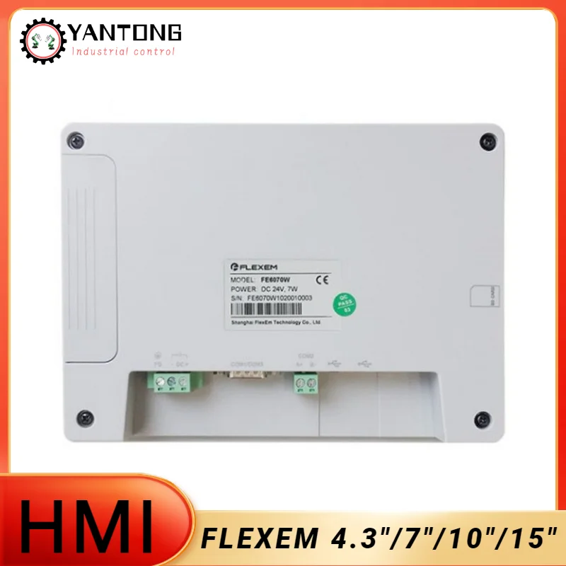 FLEXEM 고해상도 정전식 스크린, HMI FE3043H FE3070C FE6070W FE70W F007N FE6100W FE7100W FE7100W F010 FE6156H, 4.3 인치, 7 인치, 10 