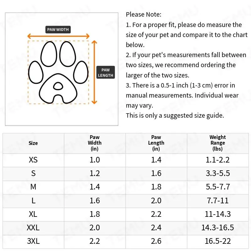 소형견용 방수 강아지 신발 4개 - 반려견의 발을 보호하고 건조하게 유지하세요, 야외용 강아지 레인부츠