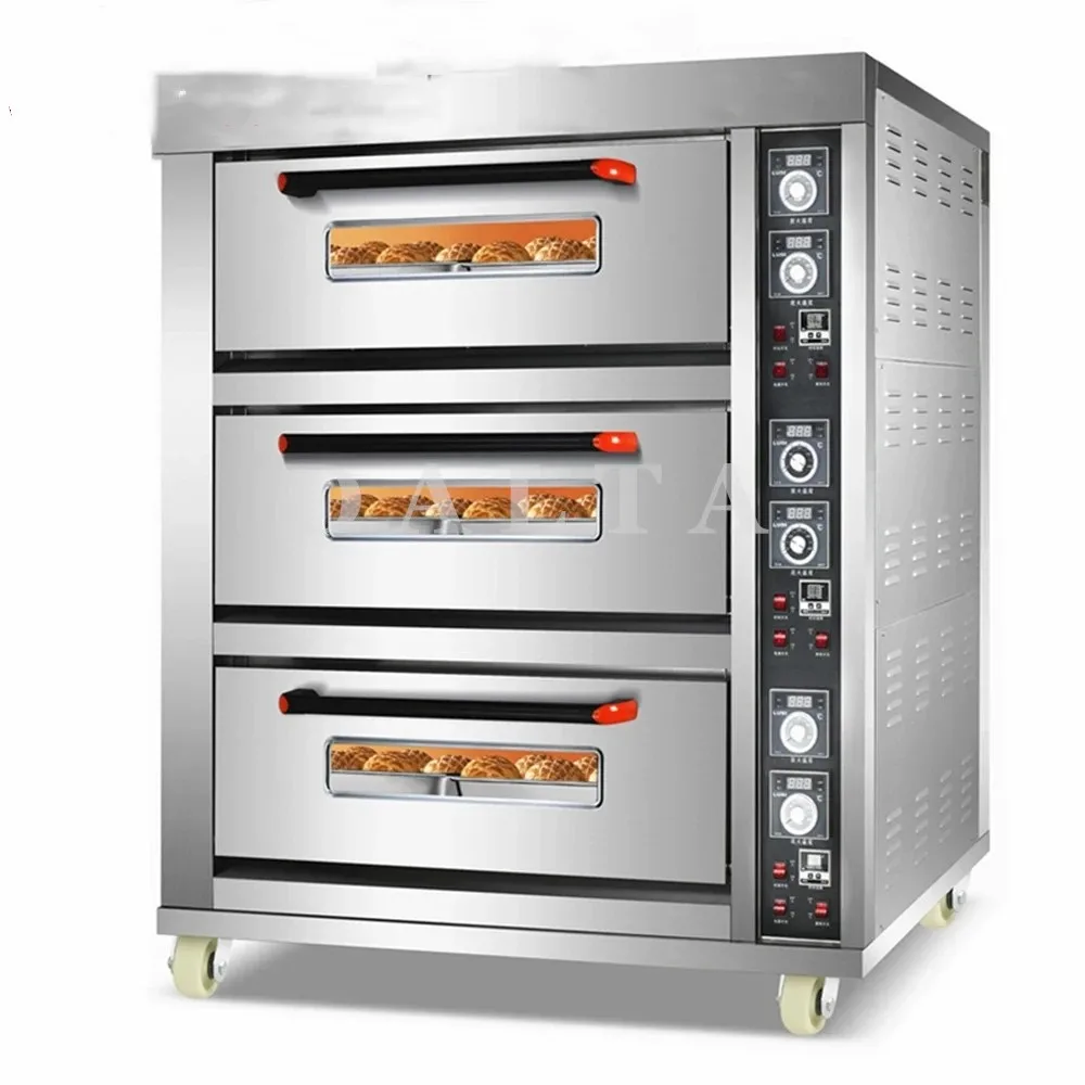 

Bakery Digital Built In Gas Grill Convection Oven with trays