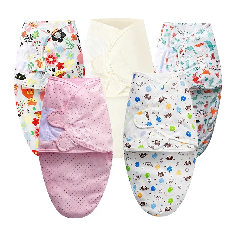 

Baby Sleeping Bag Newborn Envelope Cocoon Wrap Swaddle Soft 100% Cotton 0-6 Months Sleep Blanket