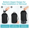 Portable Sports Water Bottle Holder Carrier Bag 64oz 128oz with Shoulder Strap Pouch Thermal Vacuum Mug Sleeve Protective Cover 2