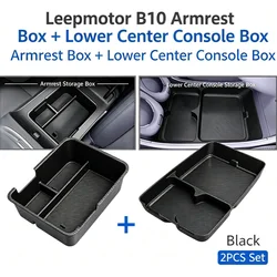 Enhanced Armrest Storage Organizer for Car Interior Modification and Decoration Accessories (2PCS)