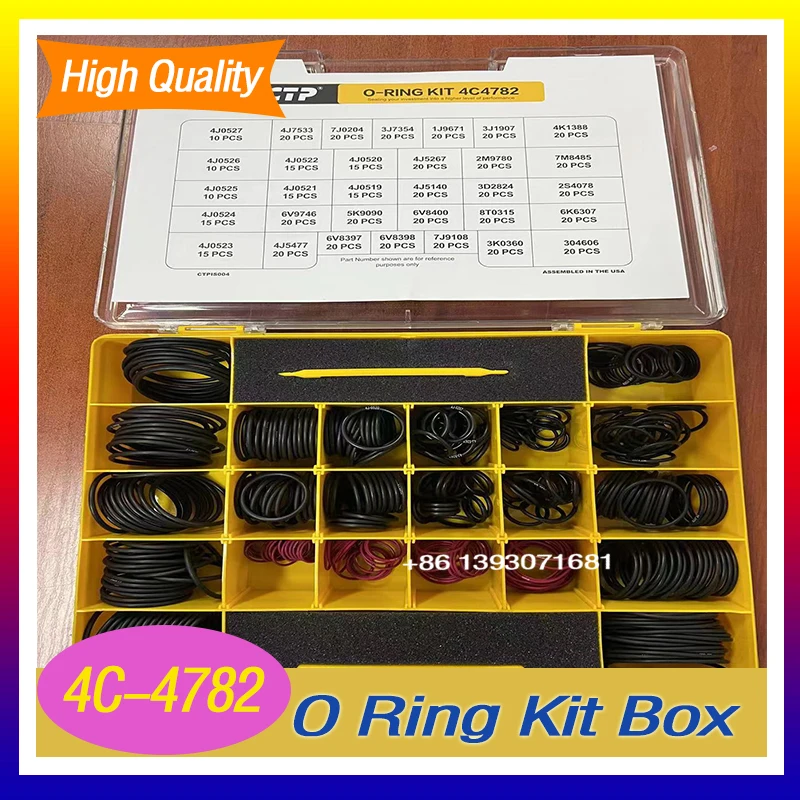 Excavator Part 4C4782 4C4782 Hydraulic Pump O Ring Seal Kit Box For