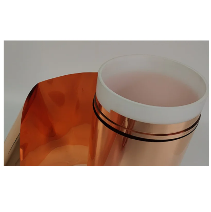 Kapton single-sided/double-sided copper plated polyimide film, copper plated PI film thickness 7.5-100 microns