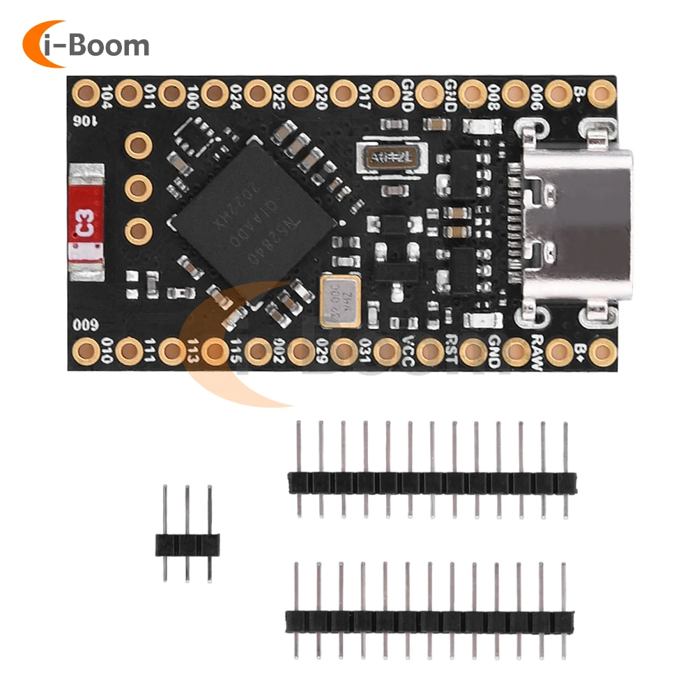 

NRF52840 development board compatible with nice!nano V2.0 Bluetooth charging management TYPE-C interface Thread/Zigbee/ANT/2.4GH