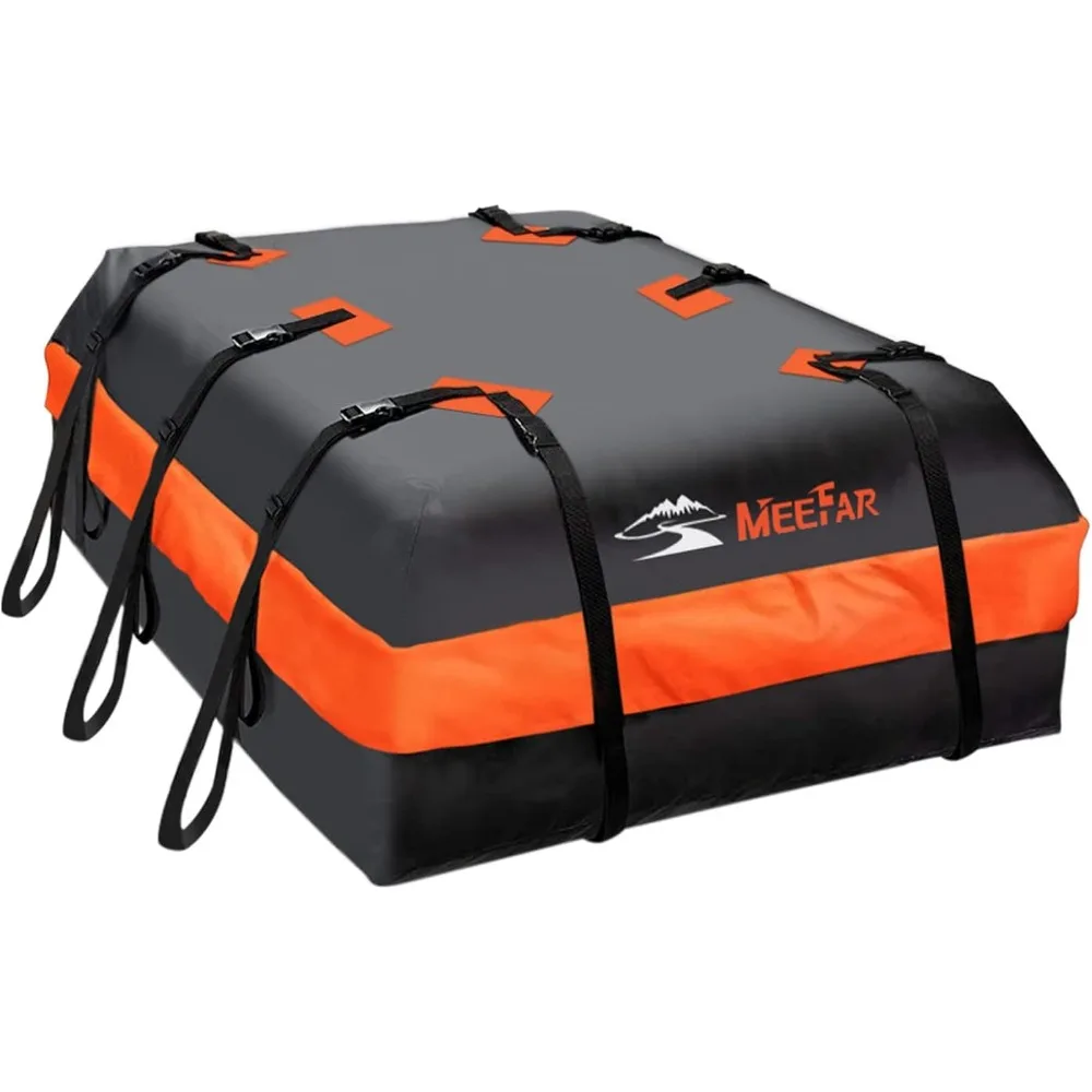 

MeeFar Car Roof Bag XBEEK Rooftop top Cargo Carrier Bag 20 Cubic feet Waterproof for All Cars with/Without Rack