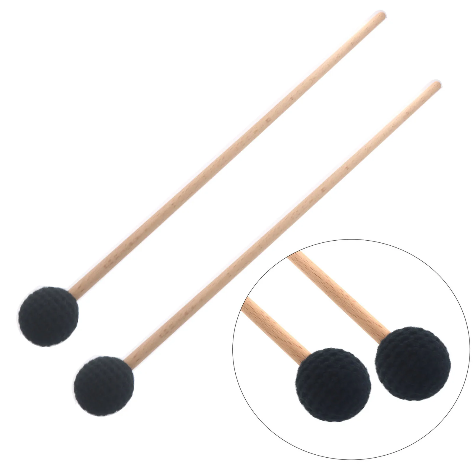 Middle Marimba Stick Mallets Xylophone Glockensplel Mallet with Beech  Handle Percussion Kit Musical Instrument Accessories Mallets for  Professionals