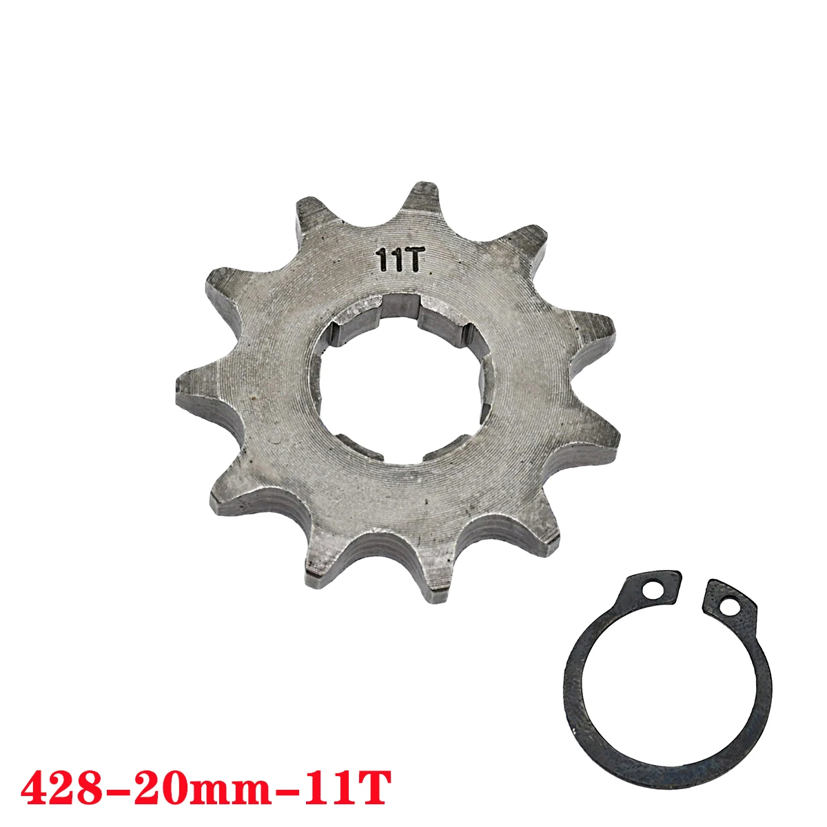 428# 20mm 10T-19T Front Engine Sprocket For BSE SSR SDG KAYO Dirt Pit Bike ATV Quad Go Kart Moped Buggy Scooter Motorcycle