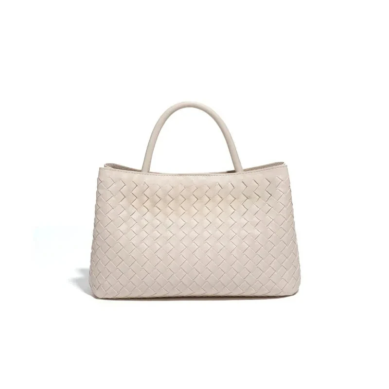 thumbnail image 1 of Bolso de mano tejido de nueva moda con gran capacidad y diseño lujoso, moderno y exclusivo. Perfecto para el trabajo y el uso diario., 1 of 5