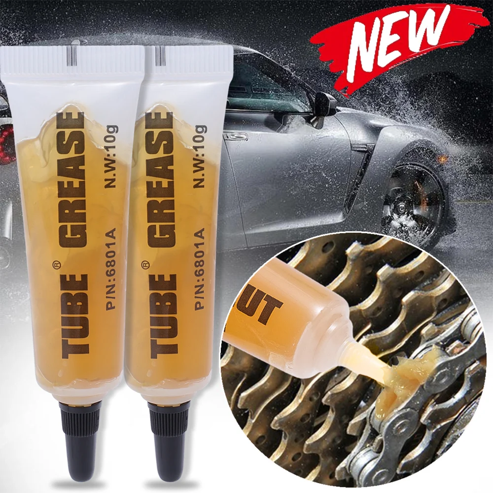 

10g Bearing Gear Chain Grease Professional Machinery Gear Grease Bearing Oil Bicycle Wheel Lubricant Plastic Silicone Grease