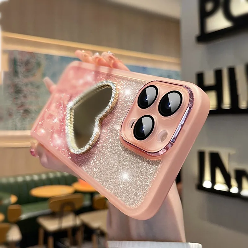Bling Glitter Mirror Soft Phone Case For Samsung Galaxy A53 A33 A73 A22 A23 A13 A11 A31 A2 1S A20 A30 A32 A12Clear Jelly_voghion.com