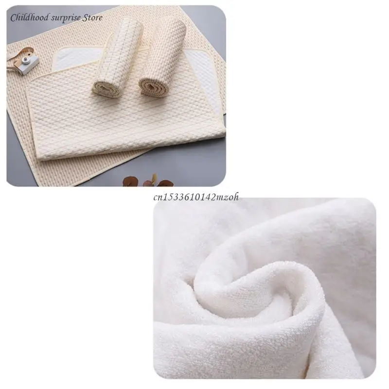 Baby Diaper Changing Pad for Boys and Girls 0-36Month Breathable Waterproof Urine Mat Portable Size Reusable