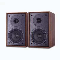 HIFI Passive Speaker 5.25 Inch 2-Way Crossover 120W Output Power 1.25 Inch Tweeter Home Wooden Passive Bookshelf Speaker