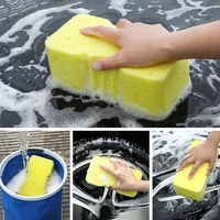 1pc Large Car Washing Supplies Multi Foam Coral Sponge Coffee Car Washing Sponge Car Washing Tools Sponge Cleaning Accessories 1