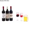 1:12 Dollhouse Miniature Wine Glass Mini Red Wine Cup Model For OB11 BJD Doll House Kitchen Restaurant Decor Accessories 3