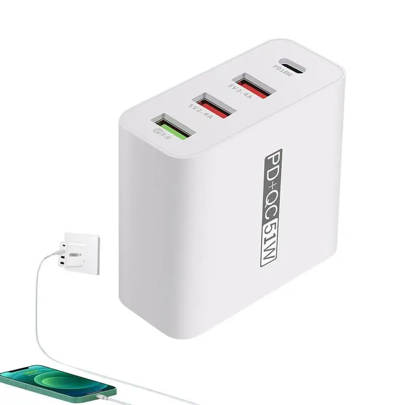 

Зарядная станция с несколькими USB-портами, 51 Вт