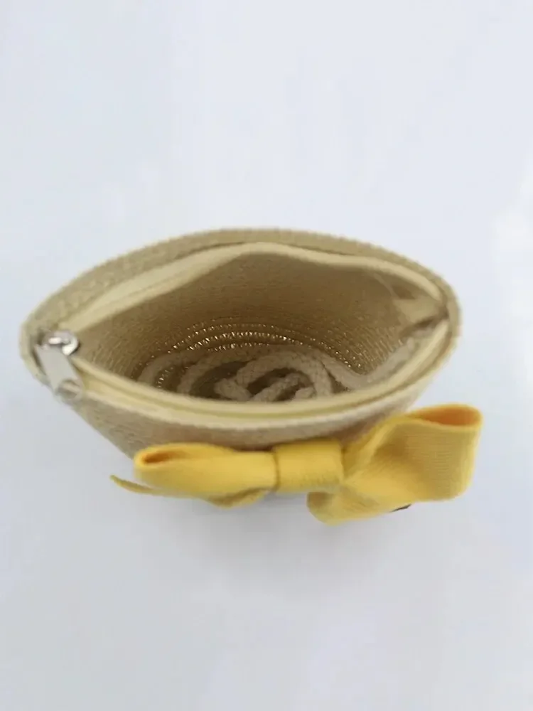 Hat And Bag Set Summer Bow Sweet And Cute Sunshade Sun Hat For Children Straw Cap Beach For Summer sun hat sun protection hat