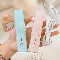 Hair Straightener Cordless Usb Hair Straightener Mini Ceramics Hair Curler Constant Temperature Portable Flat Iron for Travel 1