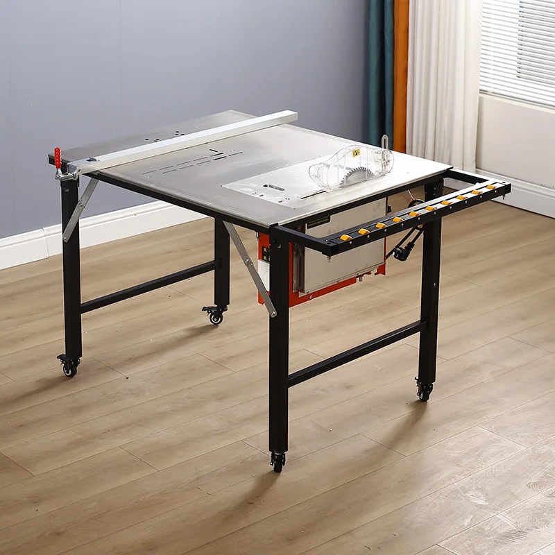 Saw Table Worktable Add Dust-free Saw Multi-functional Woodworking Sawing Table Machine Sawmill Portable for Carpentry