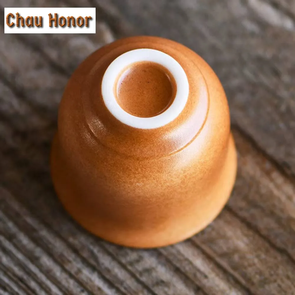 2pc/set Antique Musical Instruments Ceramic Teacup Chinese Sheng Small Mug Large Master Cup Dunhuang Wall Painting Teaware 90ml