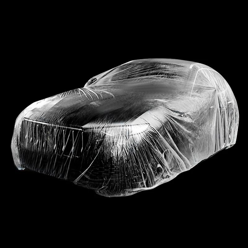 

Чехол S/M для автомобиля, внедорожника, дождя, пыли, гаража, прозрачный одноразовый водонепроницаемый пыленепроницаемый Универсальный