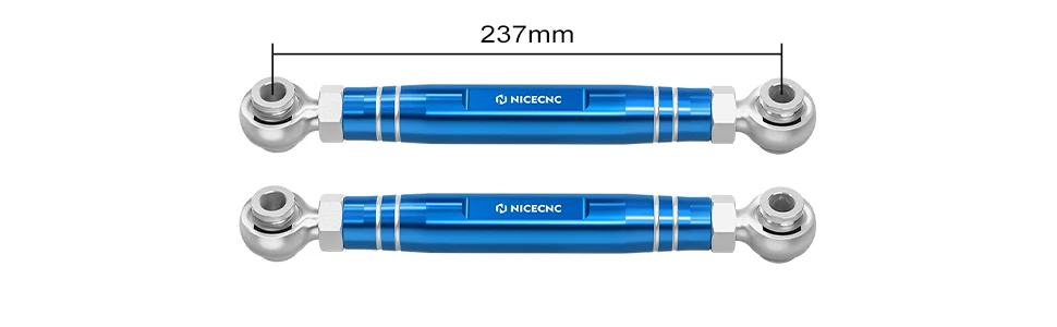 NICECNC Aluminium-Frontstabilisator-Endglieder, verstellbar, für Polaris RZR Turbo R 4 Ultimate Premium Sport 2022–2023 Pro R 4 Troy Lee – Detail 3