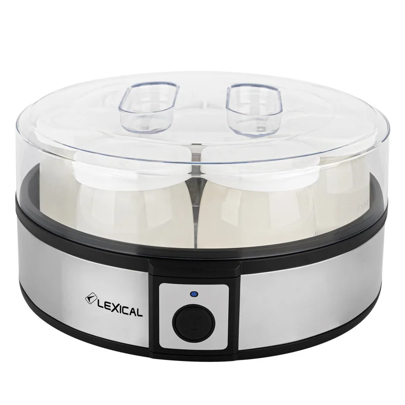 Household Fully Automatic Yogurt Maker 1.26L Large Capacity 7-Cup Rice Wine Homemade Fermentation Machine Electric Yogurt Maker