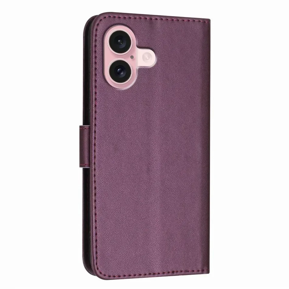 3D Triangle Wallet Phone Cover with Card Slots and Stand Feature #NIB