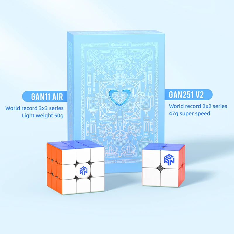Gan 251m Air 460M 11M Mirror UV Magnetic Speed Stickerless 4x4 cube 3x3x3 Professional Magic Cube 2x2 Toys 2