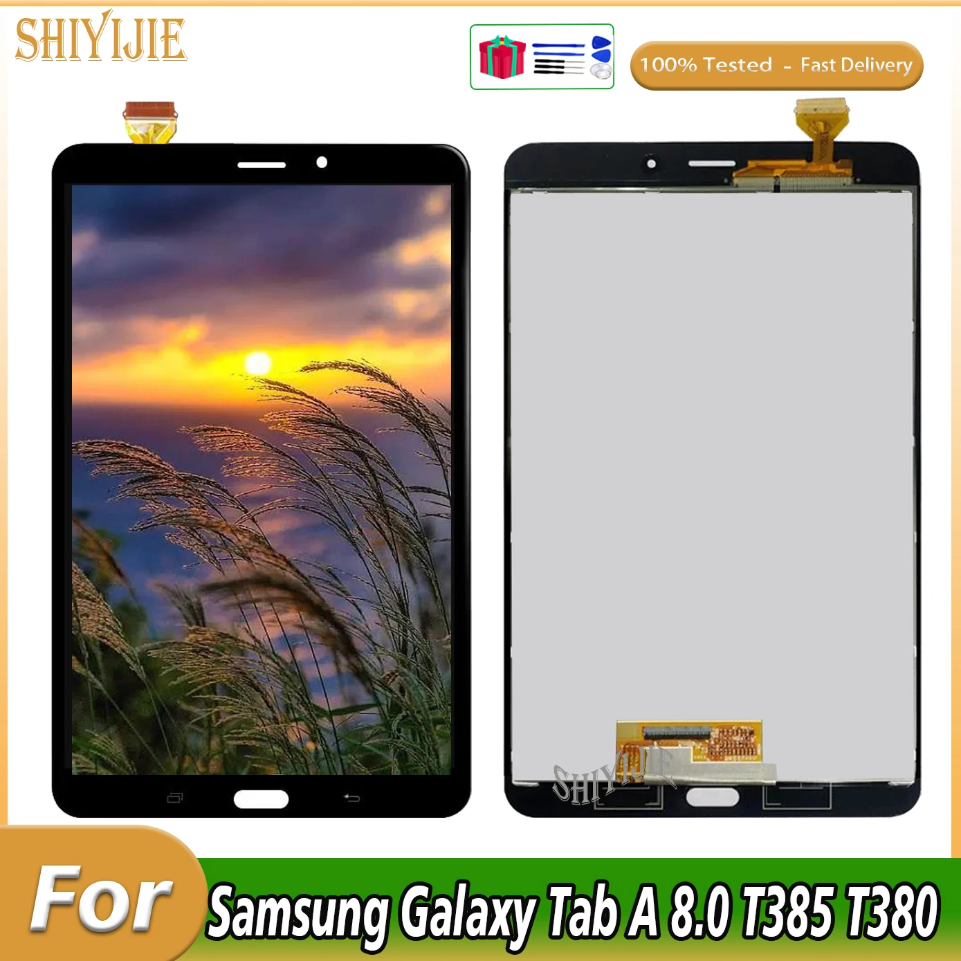 

8,0 ''ЖК-дисплей для Samsung Galaxy Tab A SM-T380 T380 SM-T385 T385, ЖК-дисплей, сенсорная панель, датчик, дигитайзер в сборе, тест 100%