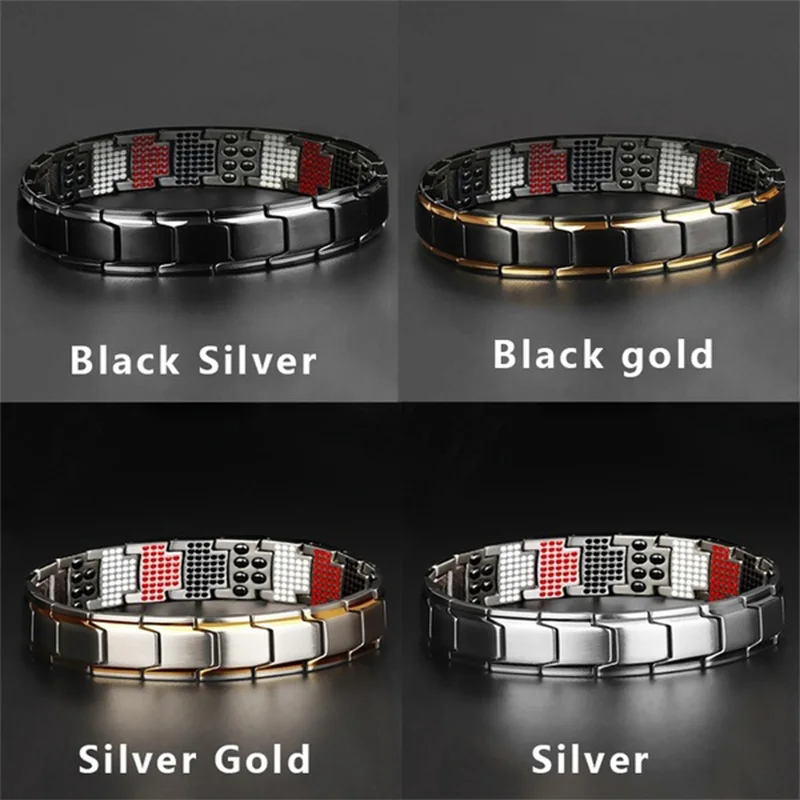 Mens Health Energy 3 IN 1 Bracelet Bangle for Arthritis Twisted Healthy Magnetic Women Power Therapy Magnets браслеты на руку