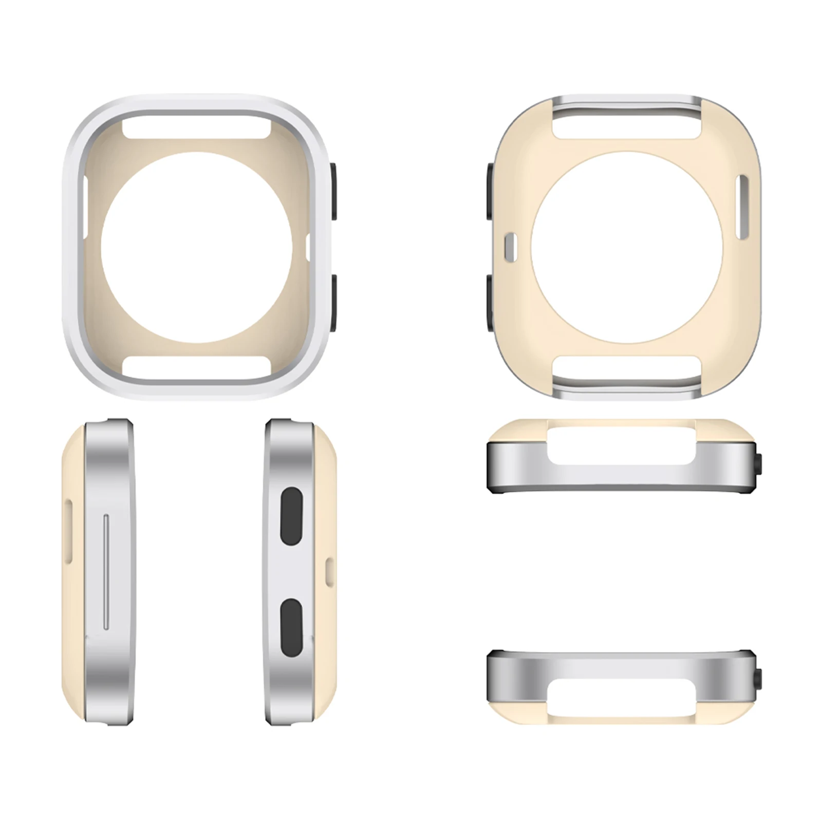Amazfit Bip 6 Protective Metal Case - Anti-Scratch Thin Detachable Watch Cover Accessory