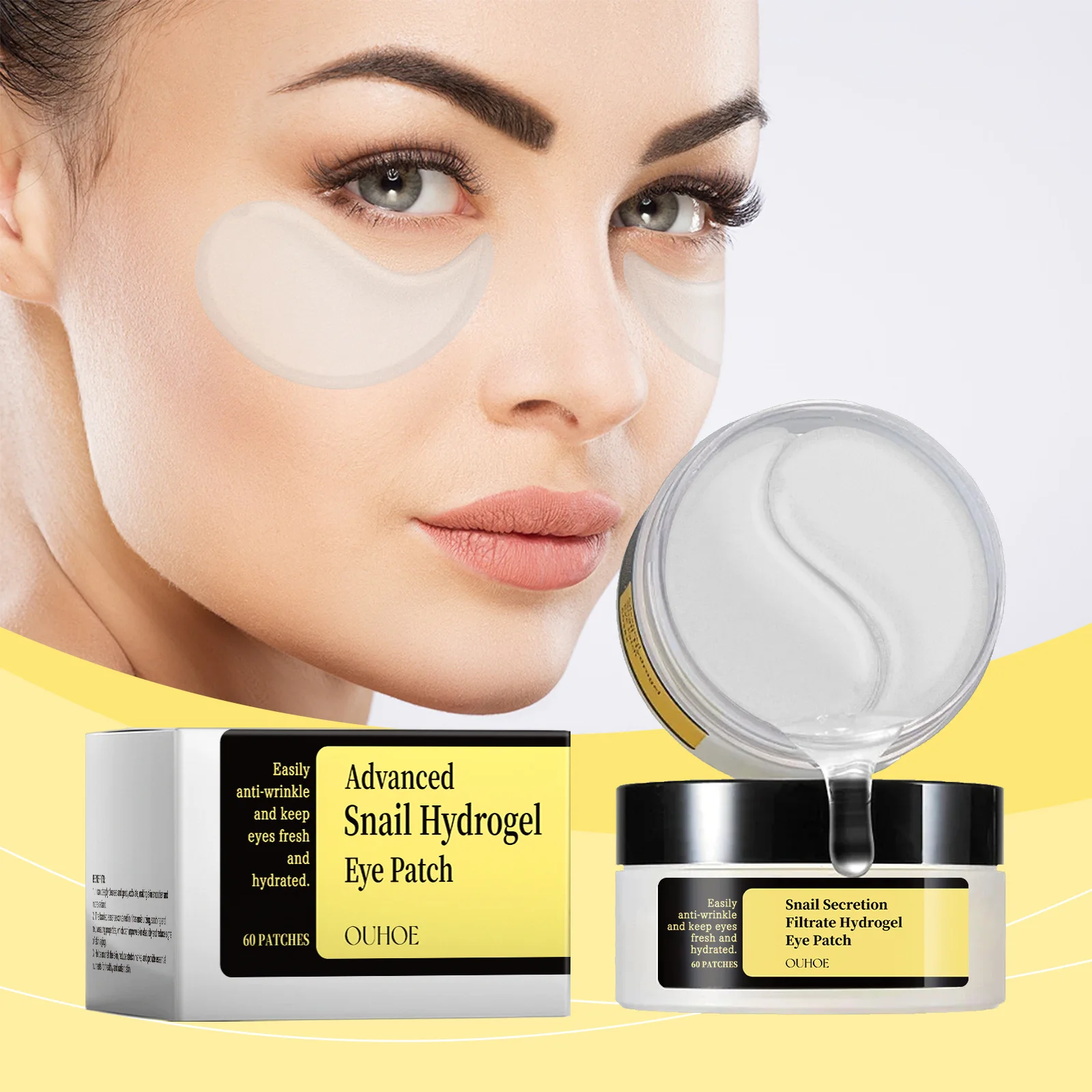 Snail original liquid eye mask moisturizing eye skin moisturizing firming skin rejuvenating anti-wrinkle eye mask