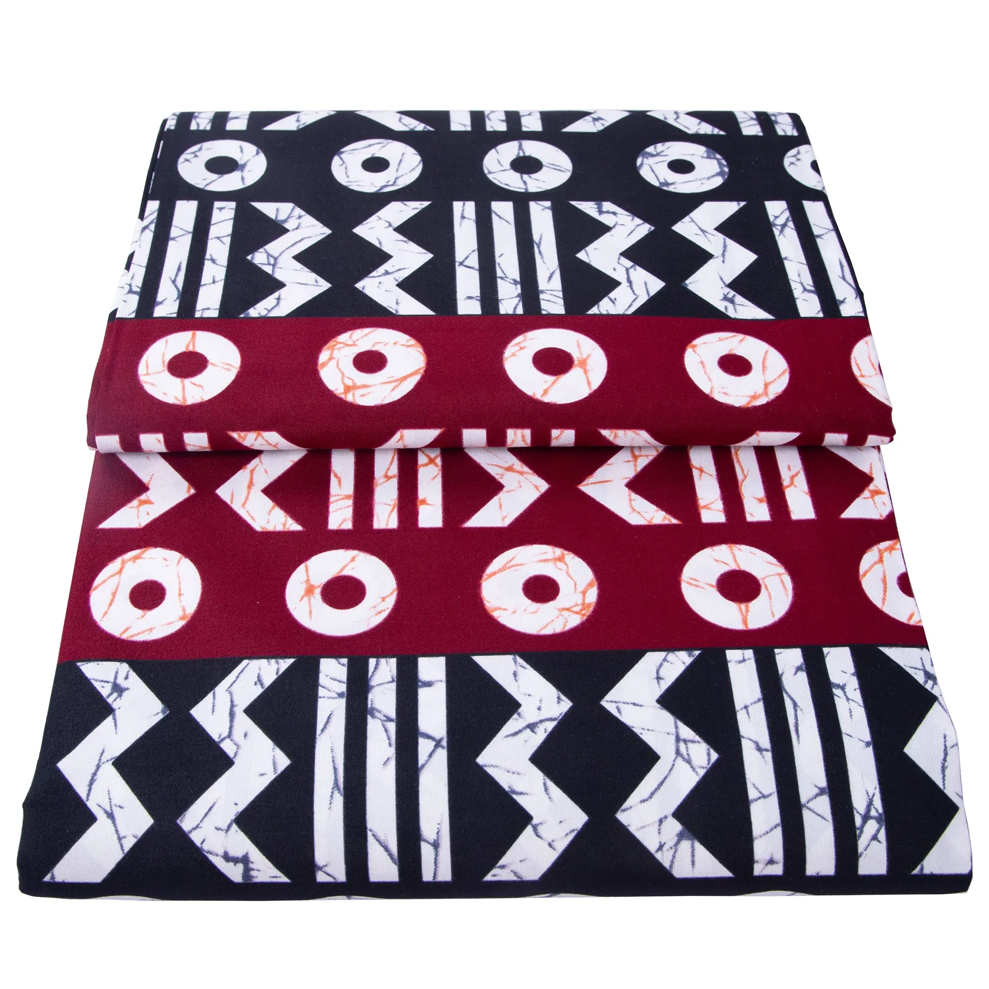 African Wax Fabric Nigeria Ankara Block Prints Batik Sewing Cloth