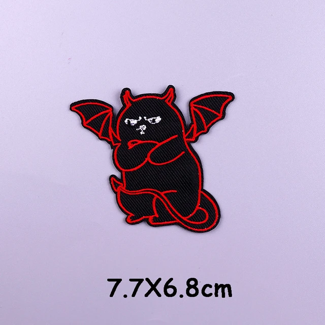 Funny Animal Embroidered Patches For Clothing Stickers Cartoon Cat Patch  Iron On Patches On Clothes DIY Badges - AliExpress