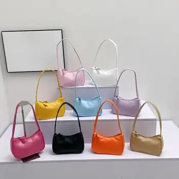 Bella nuova borsa a tracolla da 1 pezzo borsa sotto le ascelle alla moda versatile borsa per cellulare in tinta unita di nicchia borsa a tracolla per ragazza