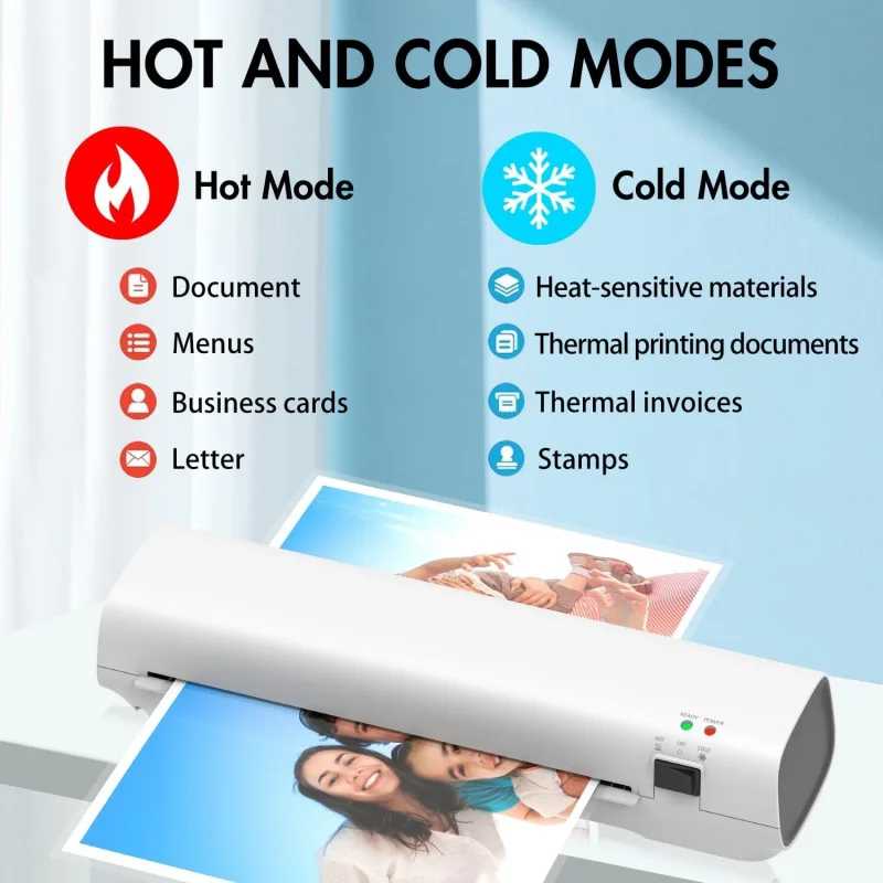 Hot and ColdA4Plastic sealing machine, photo file laminating machine, moisture-proof/Anti-folding/Tear-resistant - 2