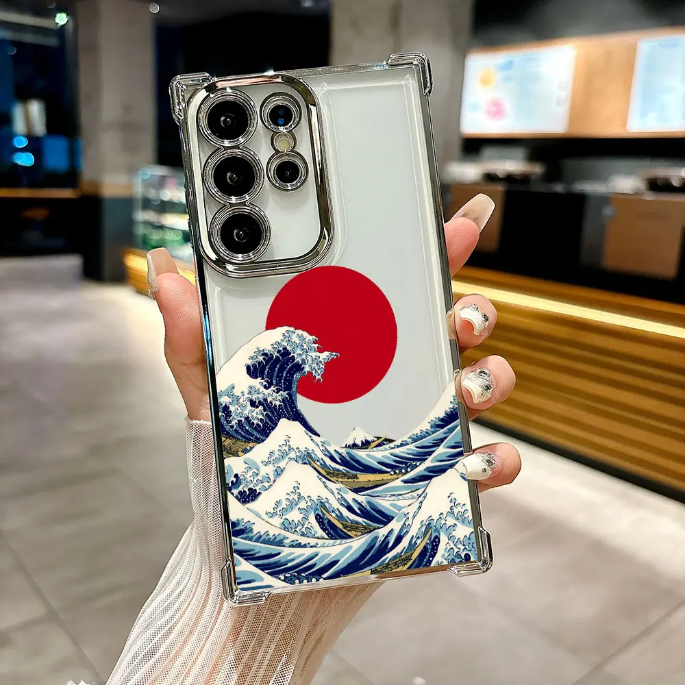 Kanagawa Great Wave Art Phone Case - Japan Anime Design Cover