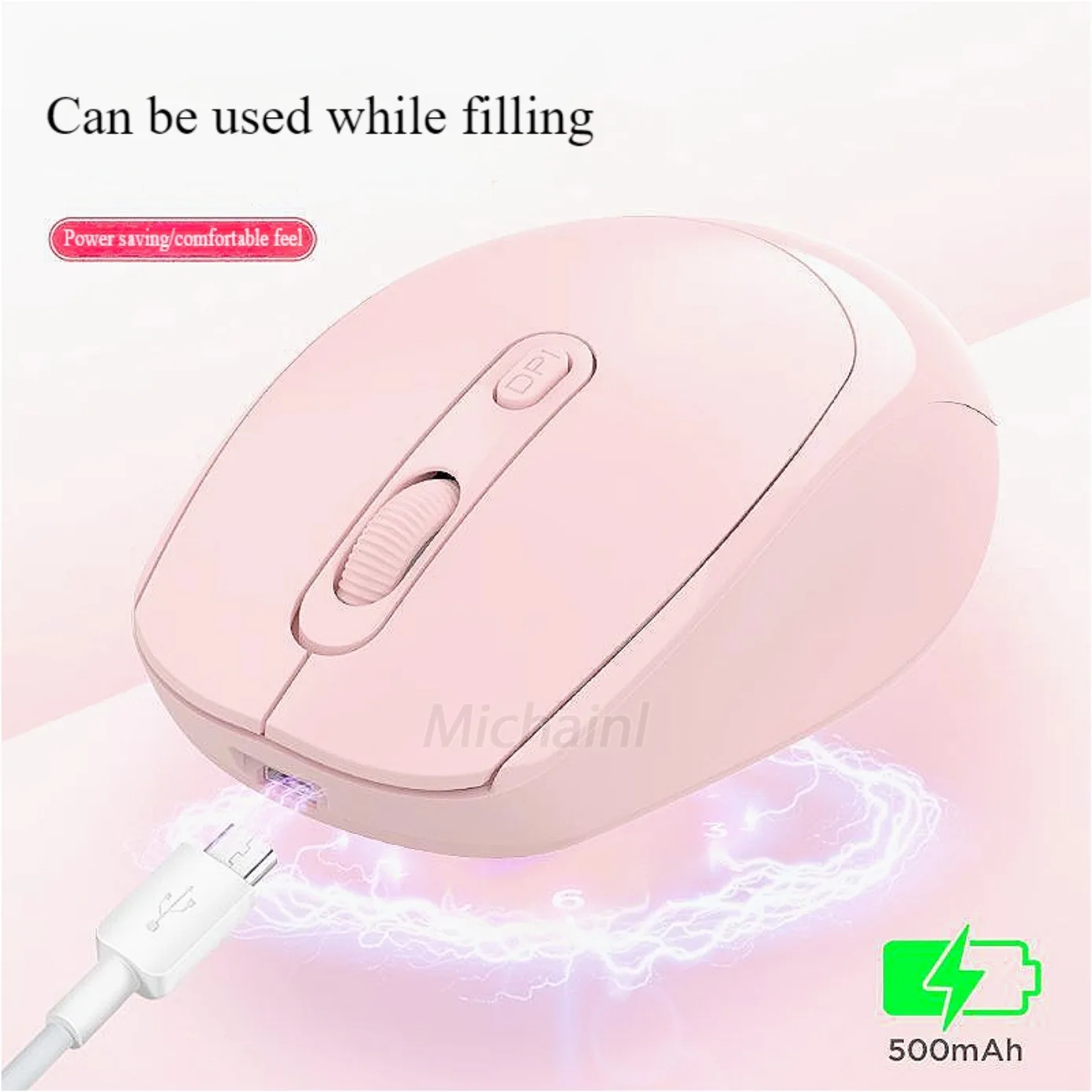 Wireless Mouse Ergonomic Bluetooth 1600DPI for Xiaomi MacBook Tablet Computer Laptop 2.4GHz USB PC Setup Accessories