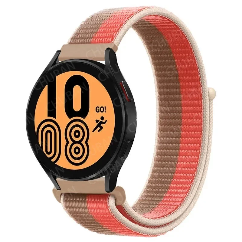 Nylon Sport Loop Bracelet, 22mm/20mm Strap, Universal Smartwatch Band