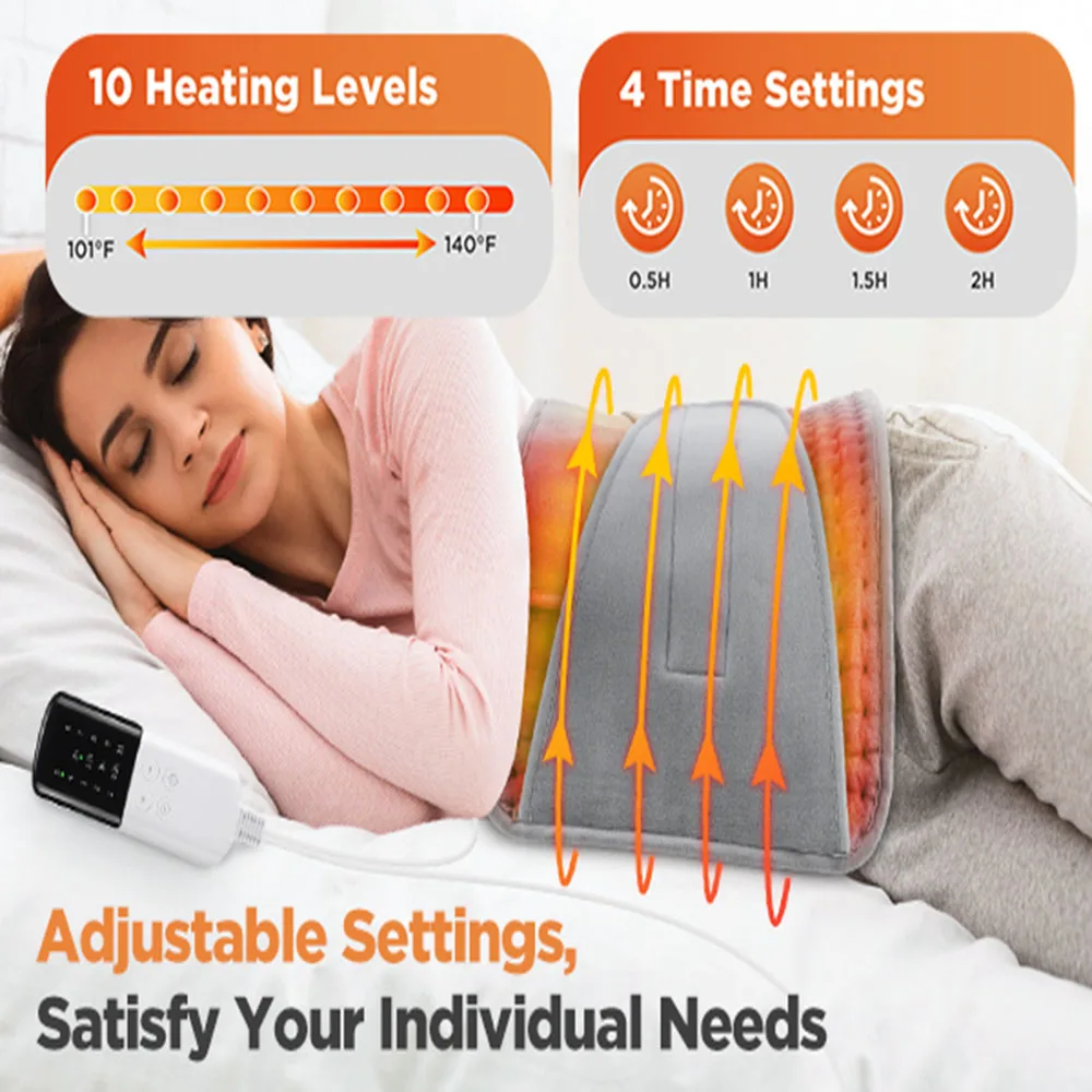 Electric Heating Pads for Cramps Winter Heater Mat For Office Sofa Beds Waist Back Warmer Blankets Camping 110V 220V Washable