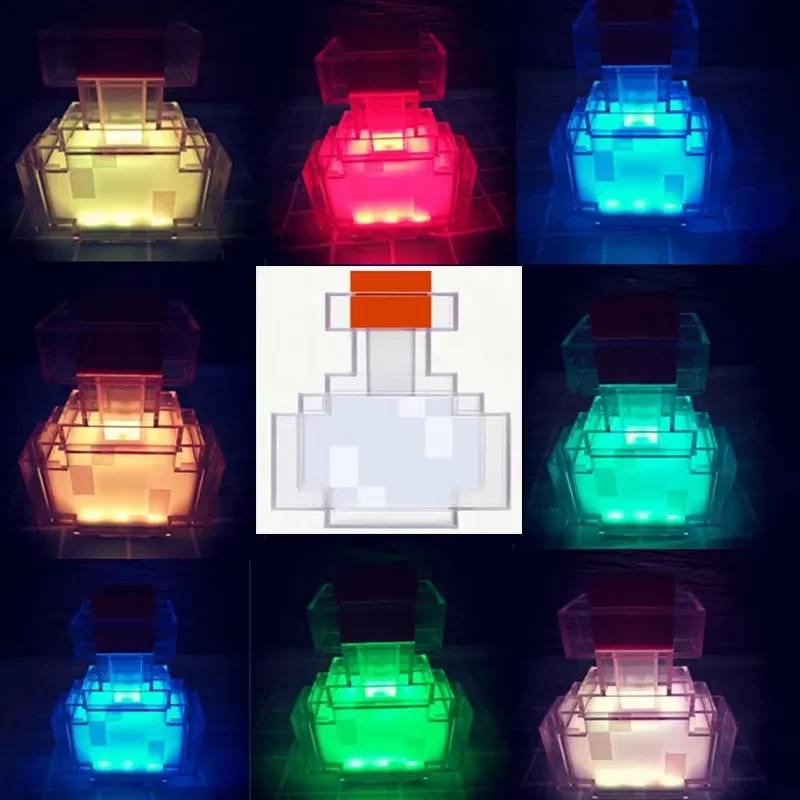 11.5 인치 브라운스톤 토치 Led 야간 조명 USB 충전식 테이블 라이트 게임 룸 장식 램프 어린이 생일 선물 장난감 램프