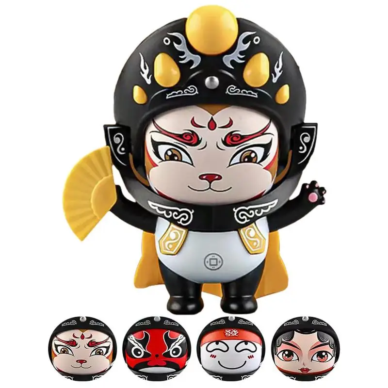 

Face Changing Doll Toy Peking Drama Sculptures With 5 Interactive Faces Sichuan Souvenir Gift Car Puppet Decor Gifts For