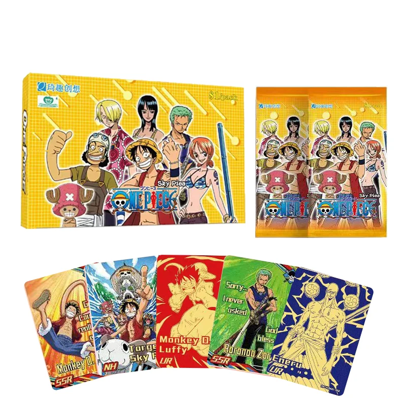 Commerci All'Ingrosso One Piece Collection Cards Booster Box Rare Case Anime Table Playing Game Board Cards